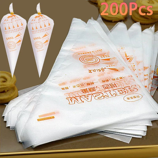 Disposable Pastry Piping Bags 20-200pcs